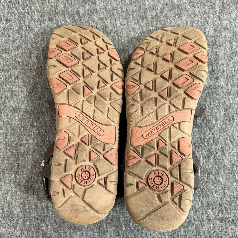 Merrell Sandspur Rose Outdoor Leather Sandal Cocoa Coral Women's Size 8 - Picture 8 of 10